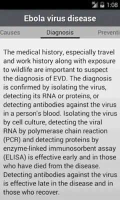 Medical Dictionary - Diseases android App screenshot 3