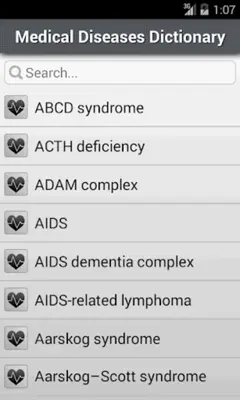 Medical Dictionary - Diseases android App screenshot 6